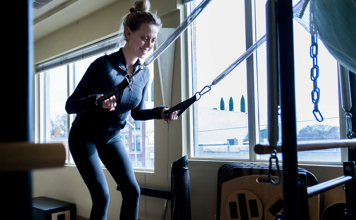 Pilates Equipment classes for core strength